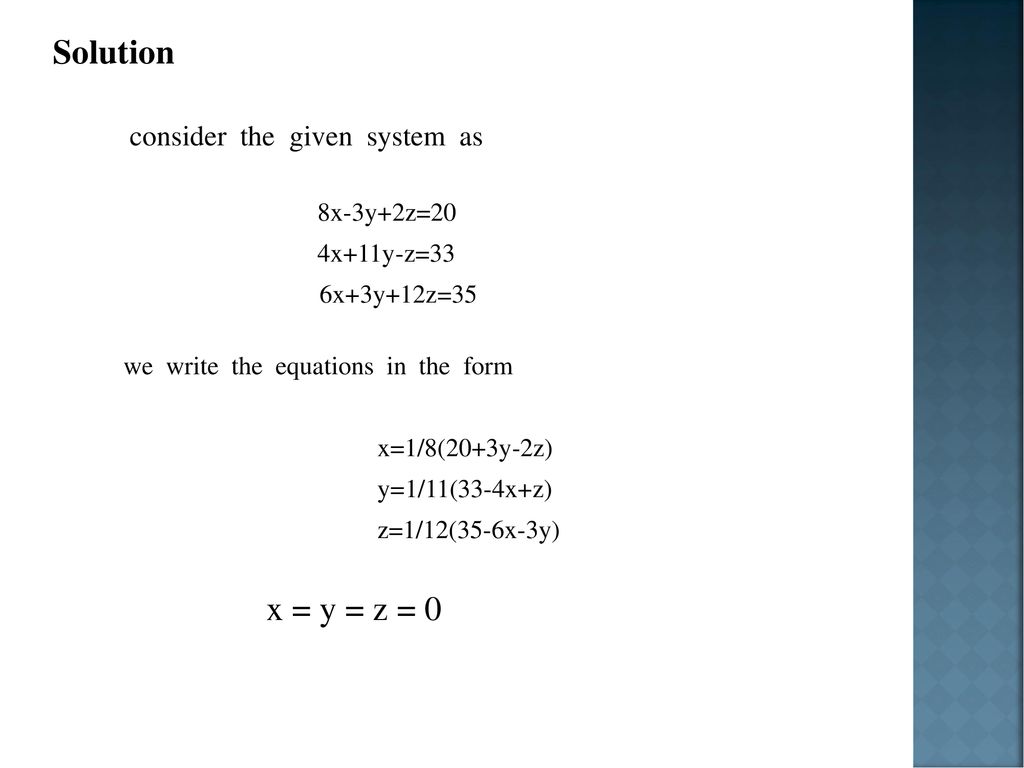 Iterative Methods Prepared By Dr L Benedict Michael Raj Ppt Download Iterative Methods Prepared By Dr L Benedict Michael Raj Ppt Download
