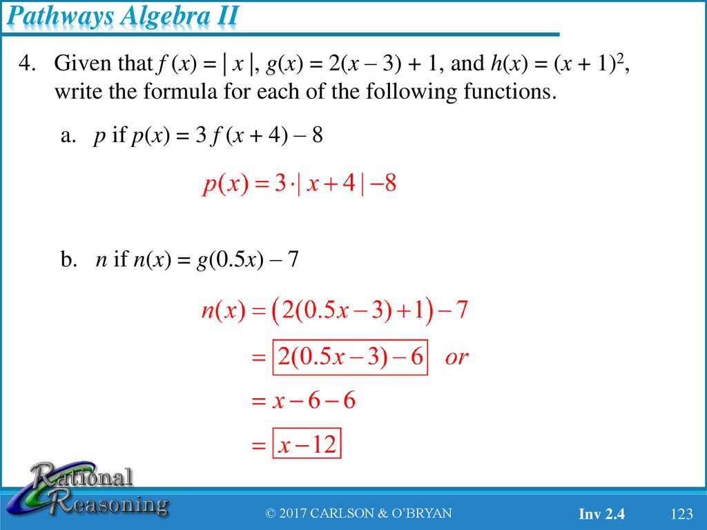 Module 2 Function Transformations Ppt Download