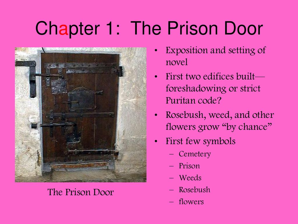 scarlet letter prison door