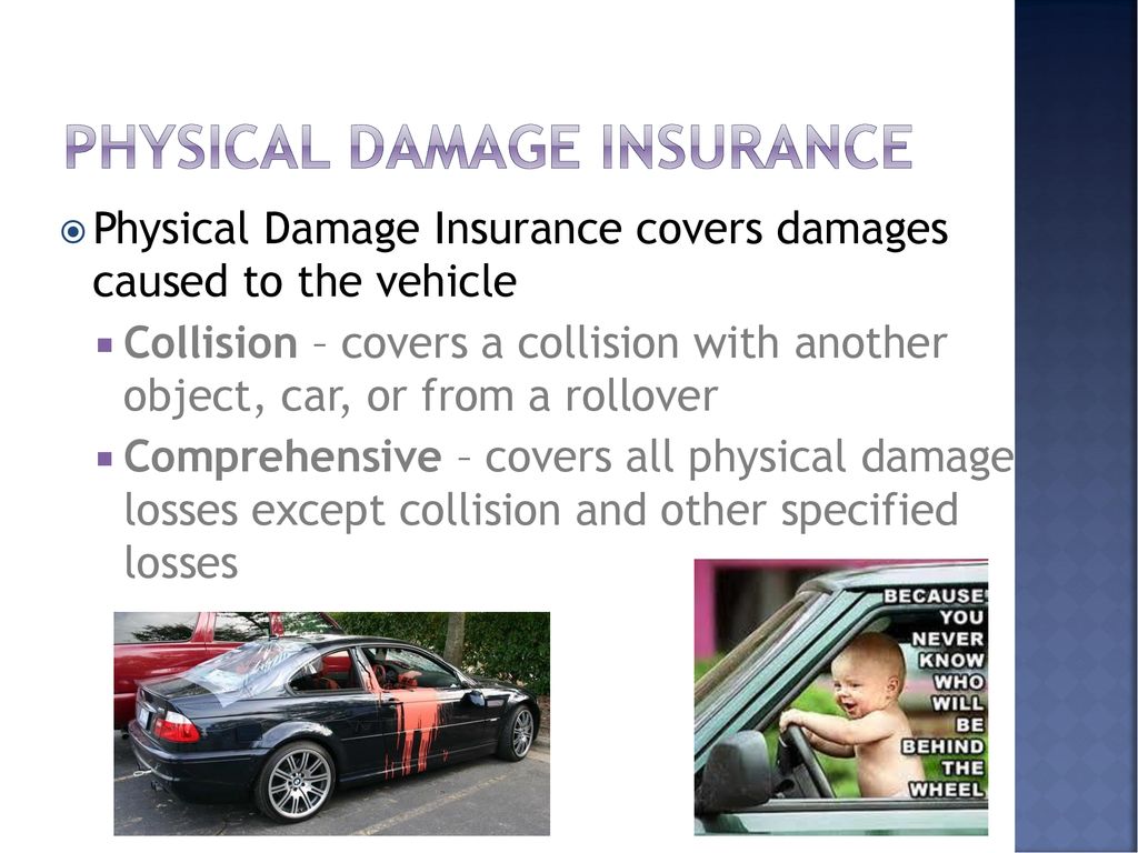 Friday April 25 2015 Types Of Investments Notes Investment Half Sheet   Physical Damage Insurance 