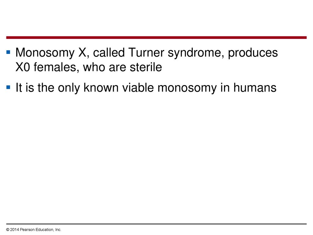 It is the only known viable monosomy in humans