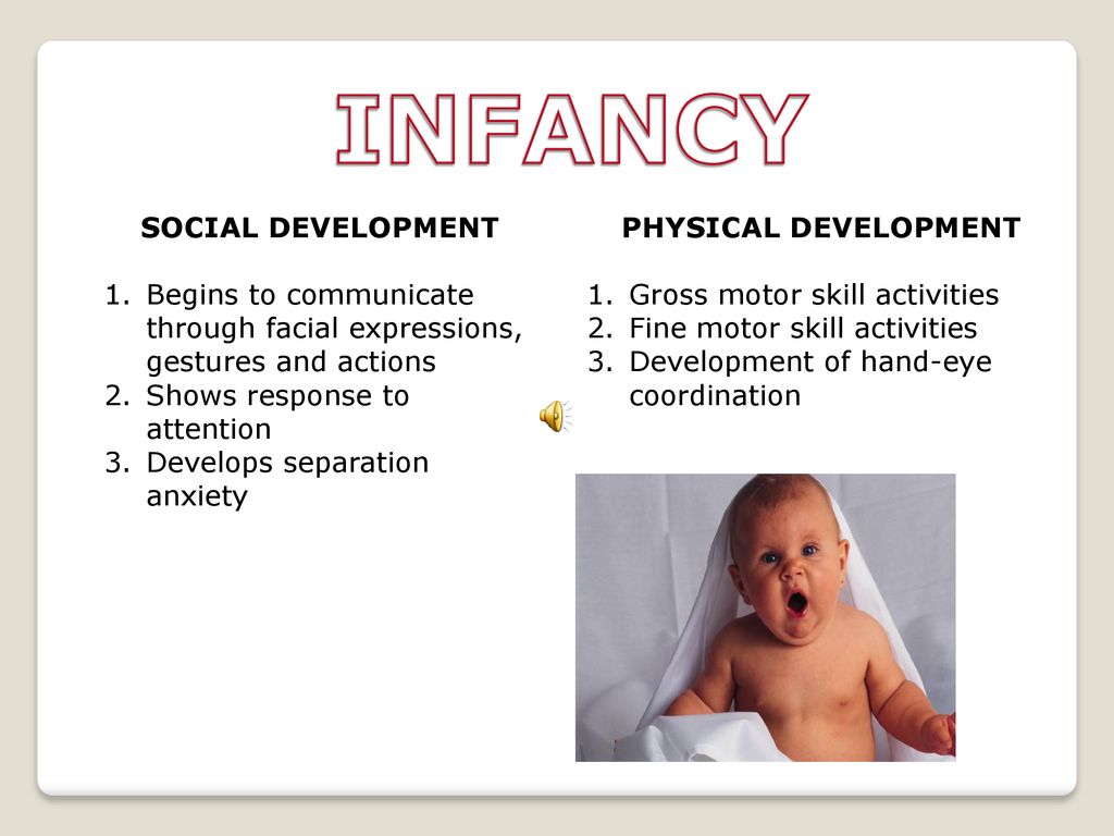 INFANCY SOCIAL DEVELOPMENT