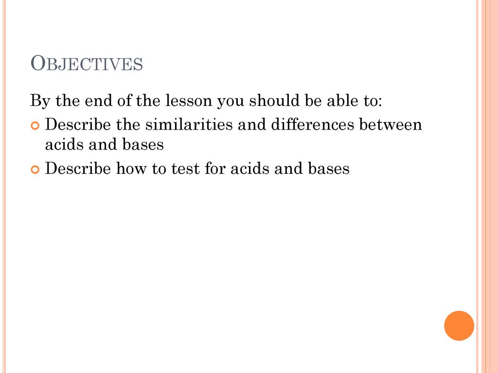 Objectives By the end of the lesson you should be able to: