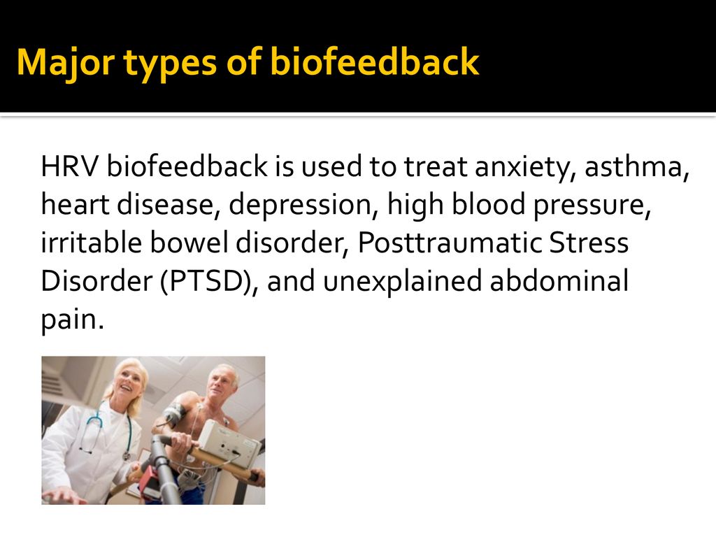 Major types of biofeedback
