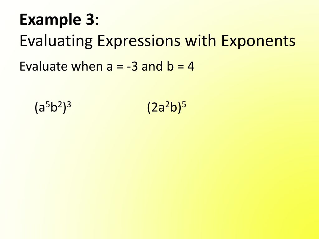 Warm up exponent laws ppt download