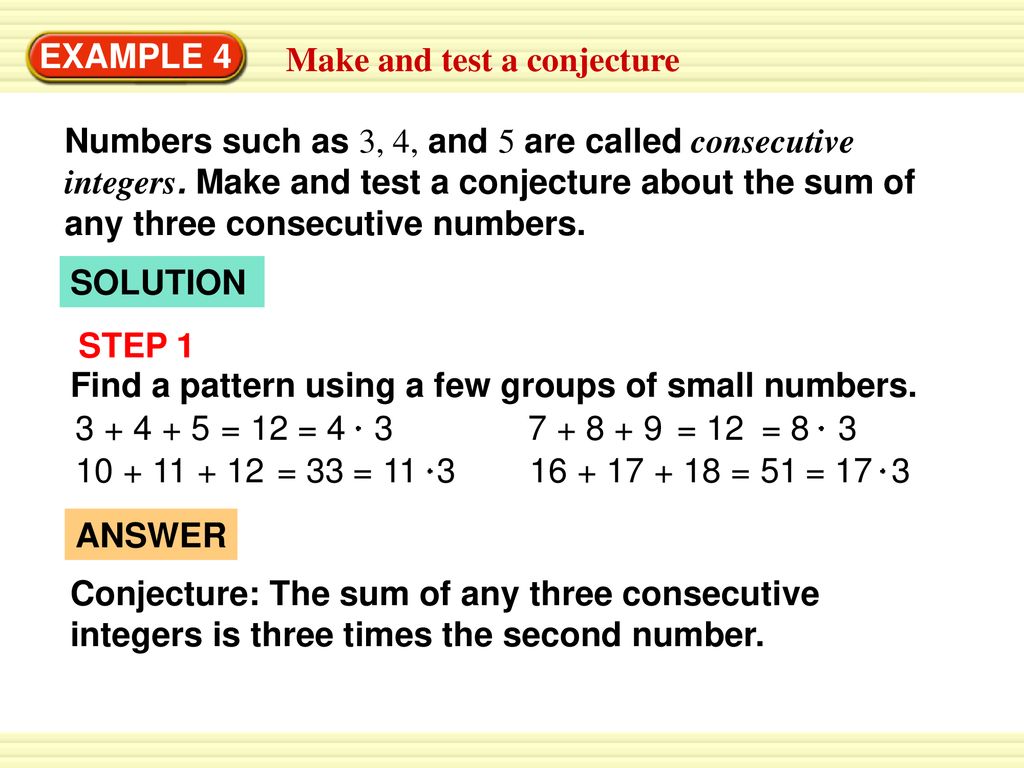 2.1 Use Inductive Reasoning - ppt download