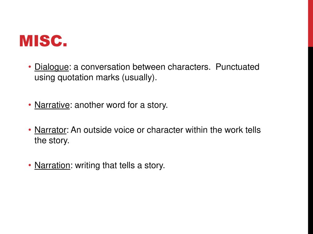 The Elements of STORY English ppt download