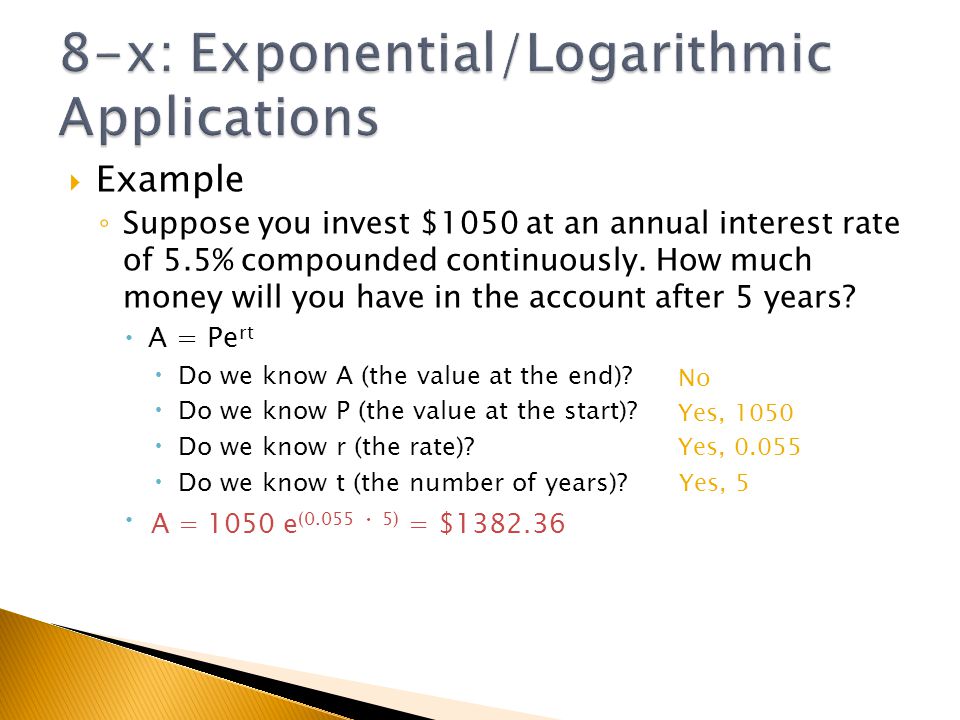 Logarithmic functions in real life situations