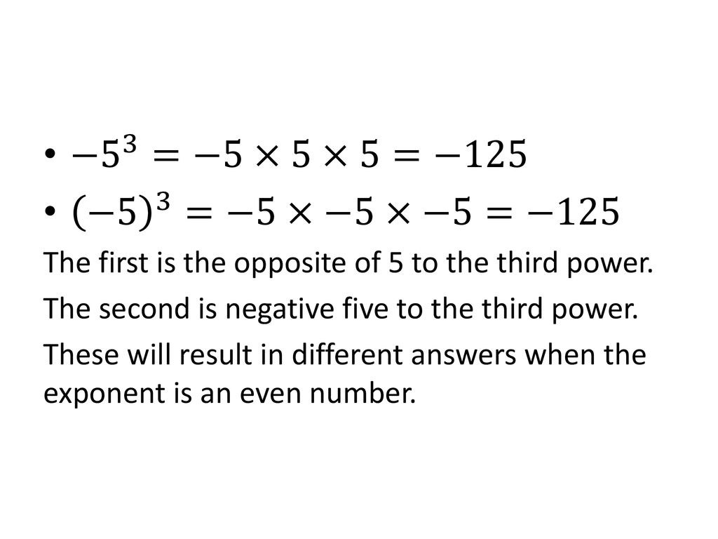 Algebra Concepts Section 4 2 Exponents Ppt Download Algebra Concepts Section 4 2 Exponents Ppt Download