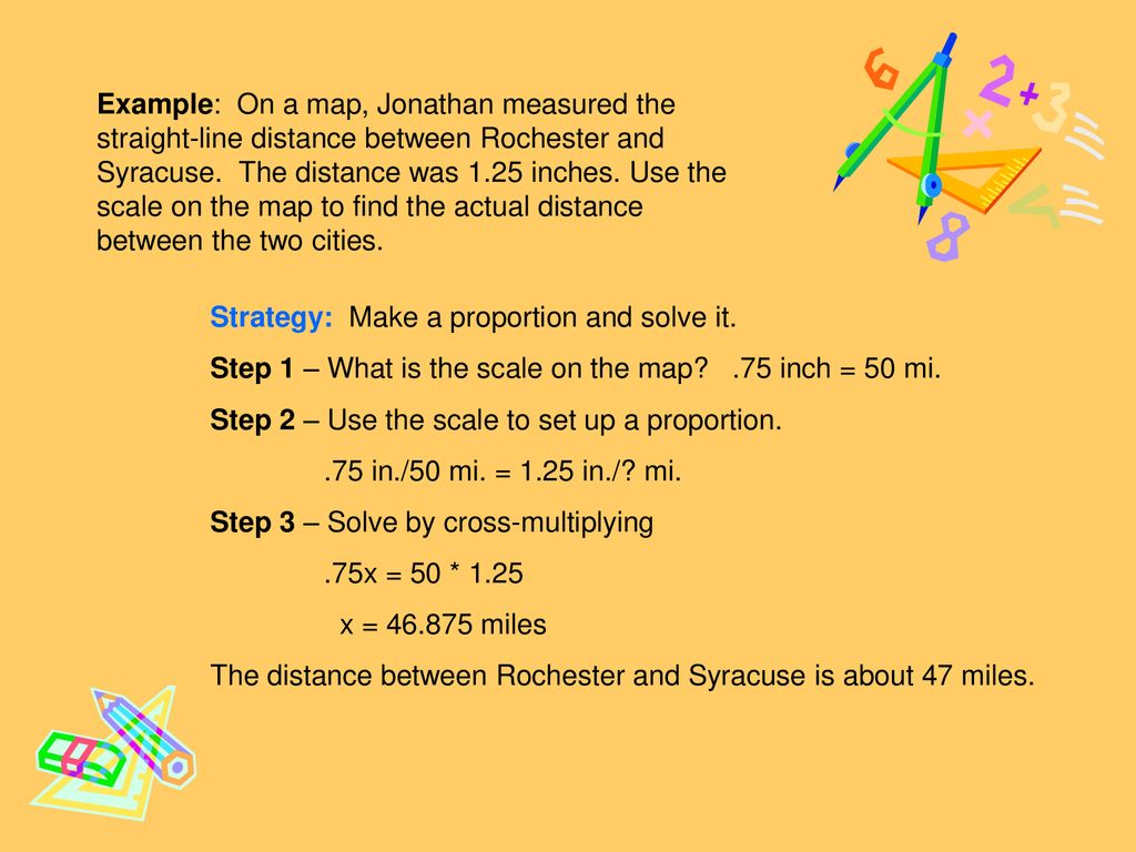 Aim: How do we calculate distance using a map scale? - ppt download
