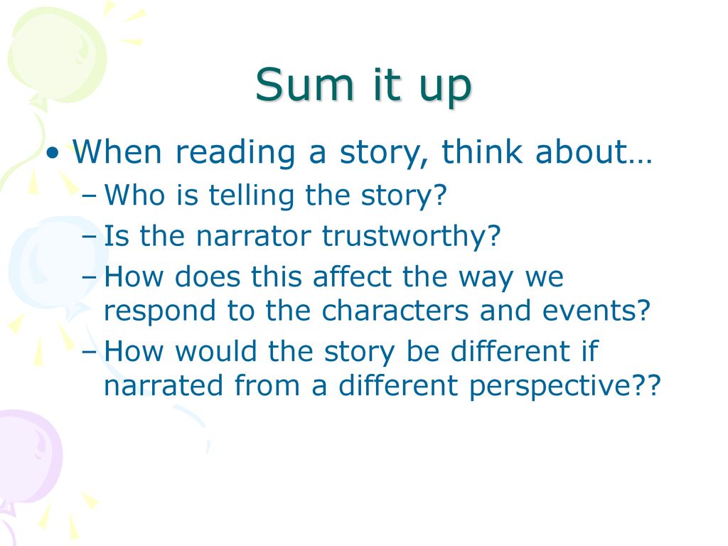 Point of View. ppt download