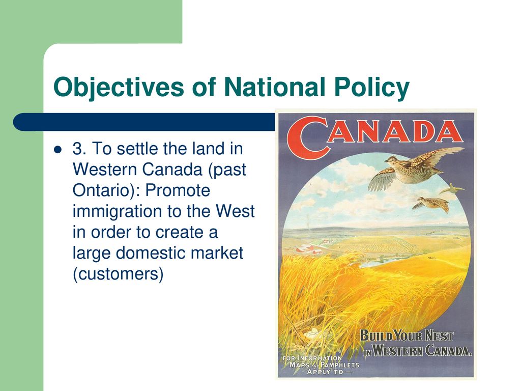 Objectives of National Policy