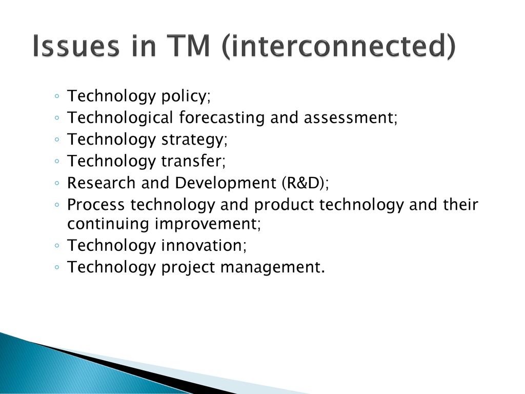 Management of Technology and Development Sanja Marinković, PhD ...