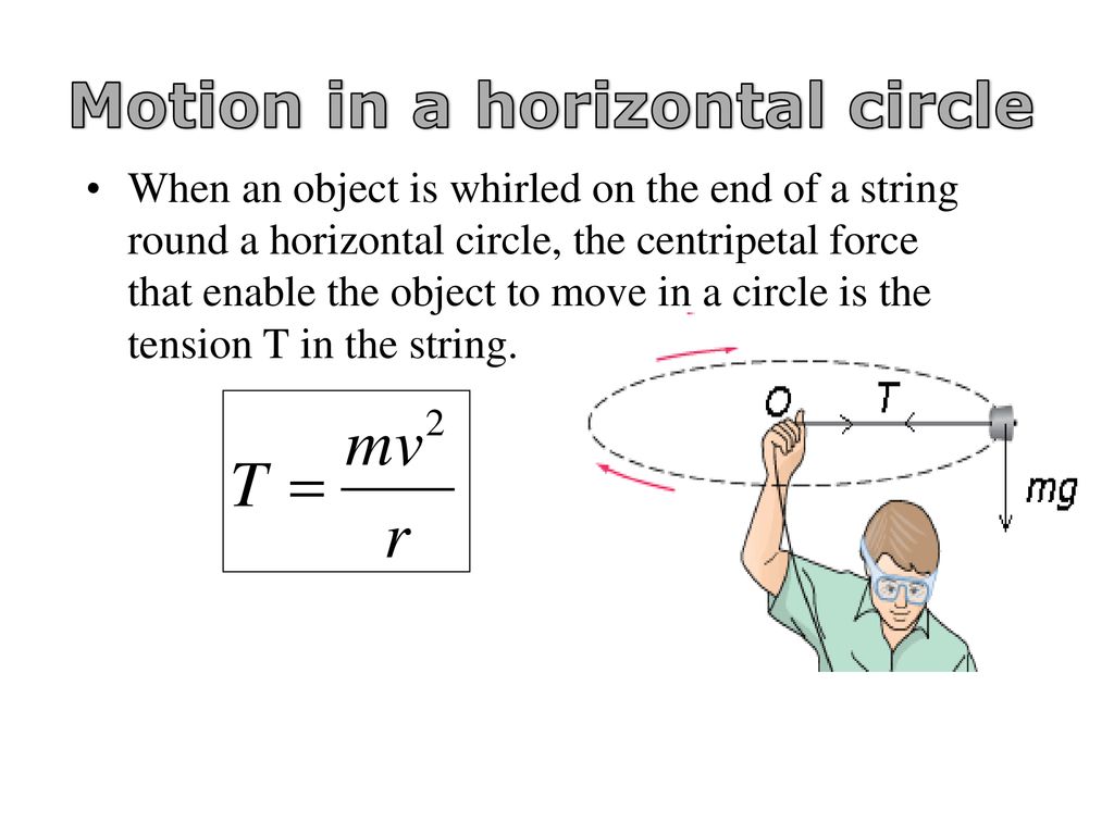 Motion in a horizontal circle