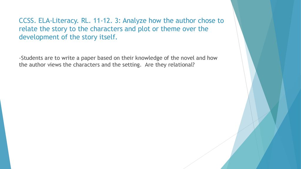 Reading Standard for Literature 612 3 ppt download
