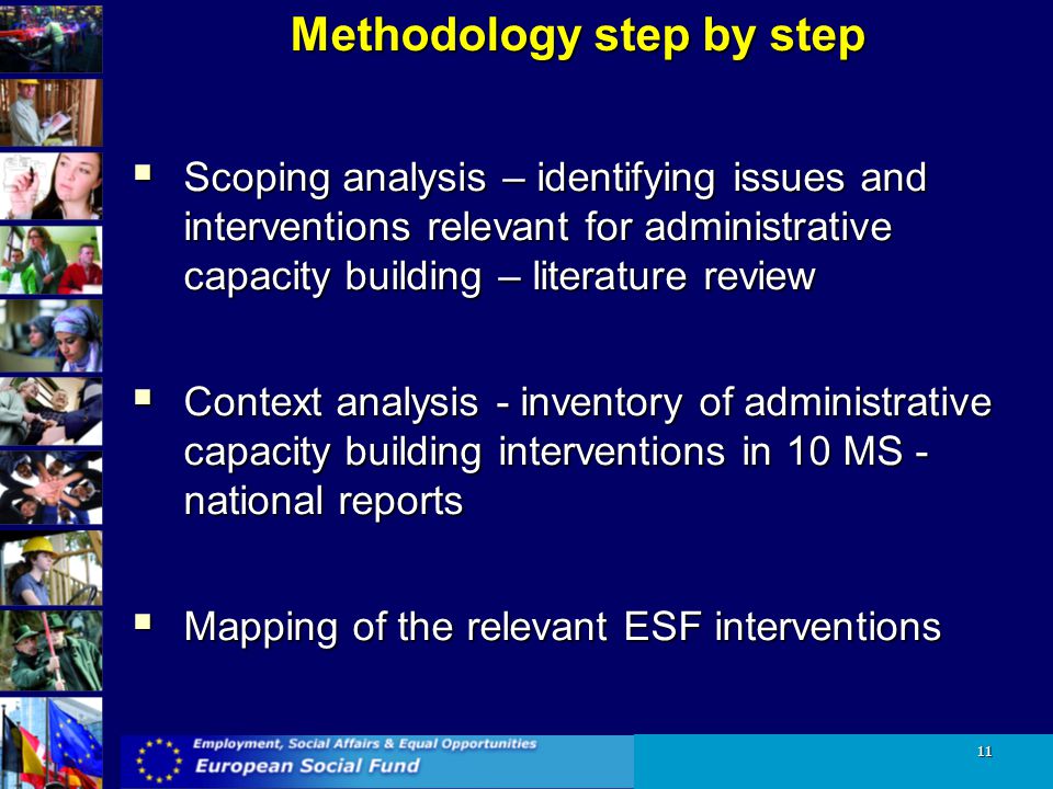 Methodology step by step