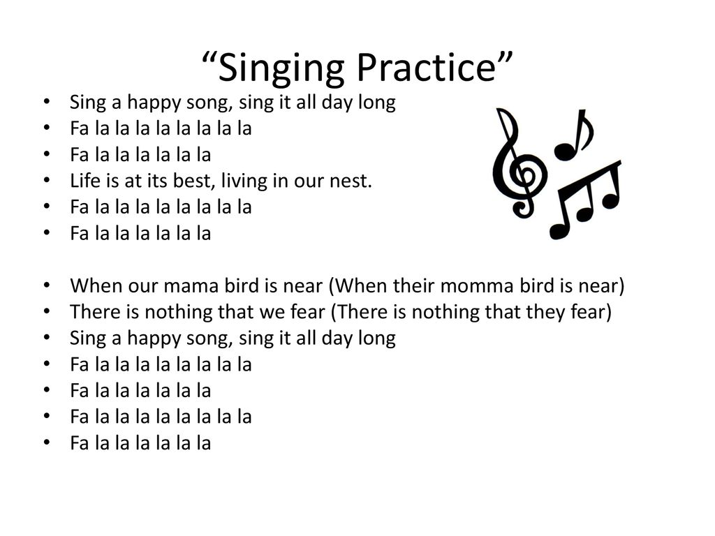 singing practice and dialogue 2 ppt