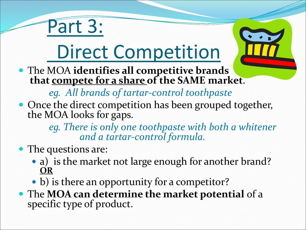 Part 3: Direct Competition