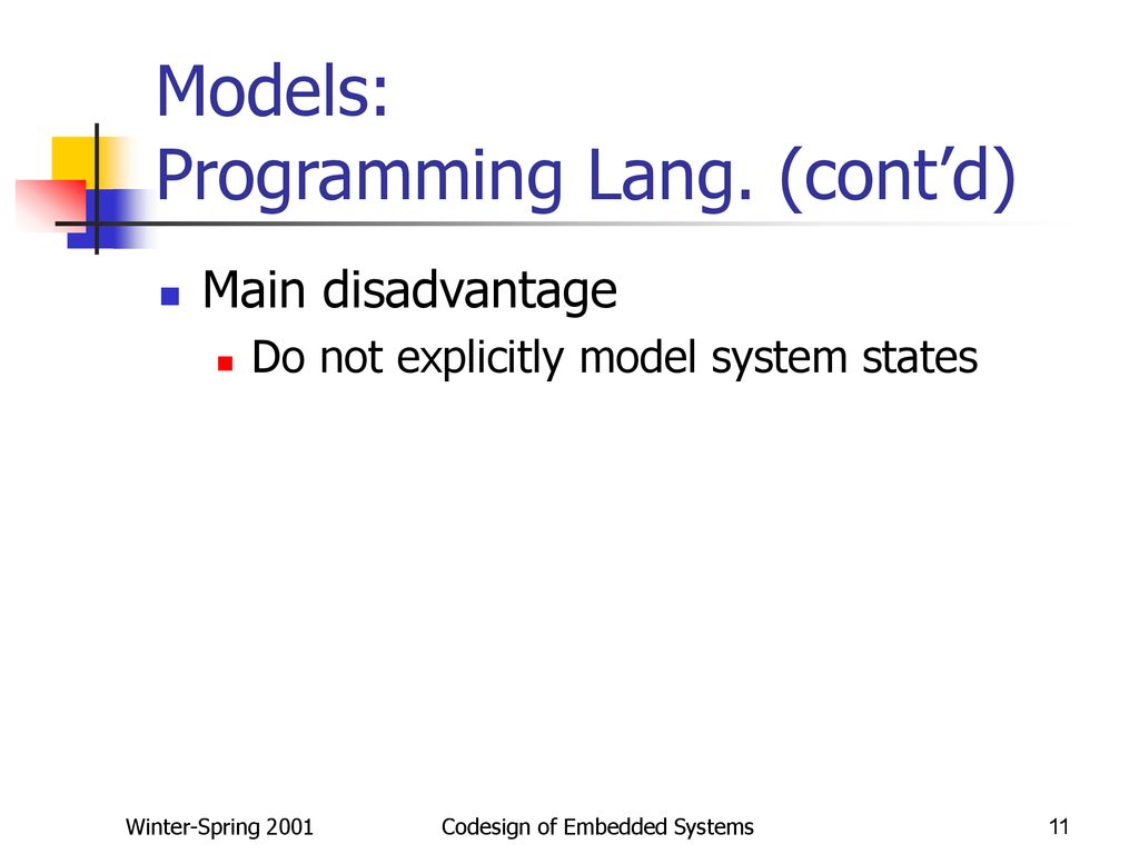 Essential Issues in Codesign: Models - ppt download