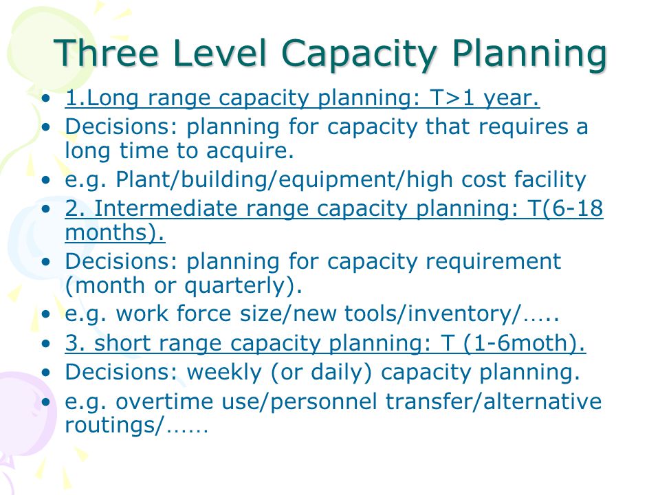 Long Rang Capacity Planning Ppt Download Long Rang Capacity Planning Ppt Download