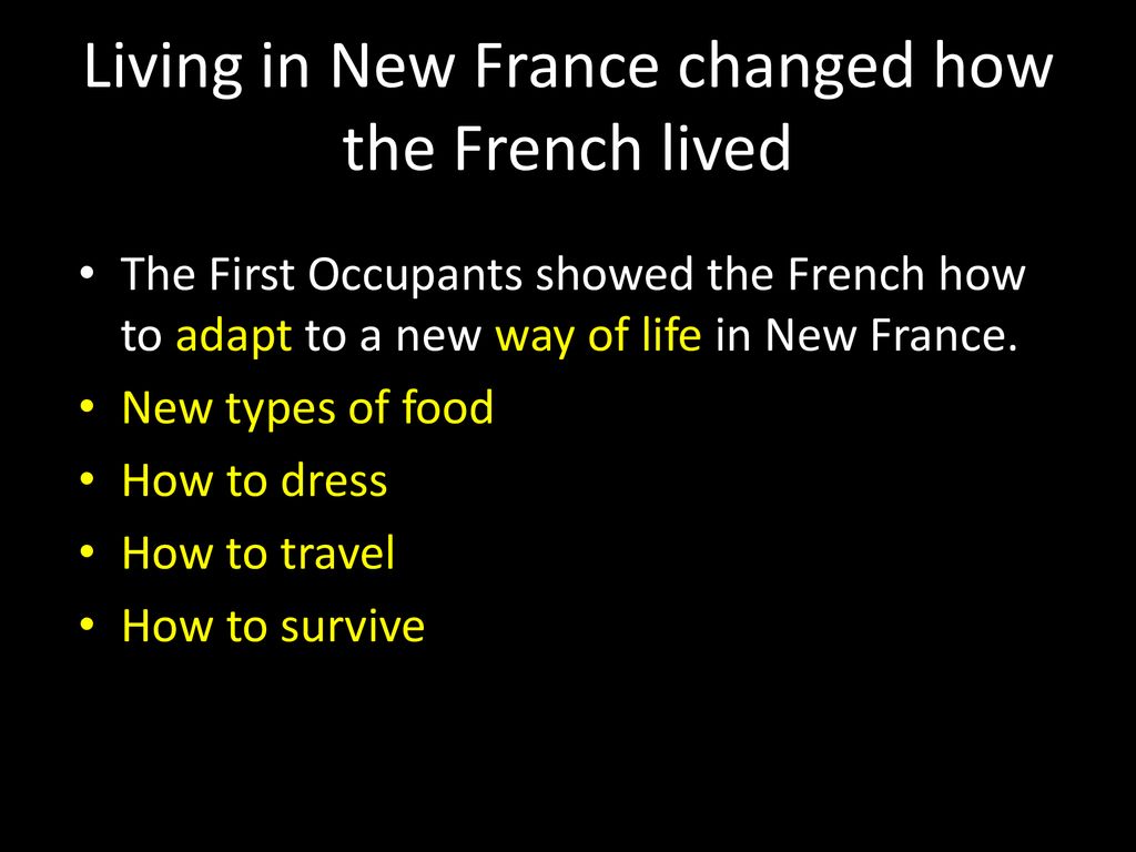 Culture In New France Ppt Download