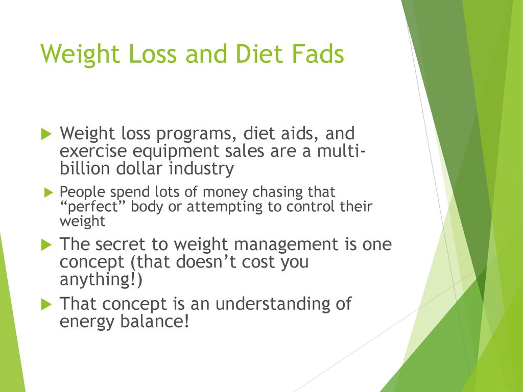 Weight Loss and Diet Fads