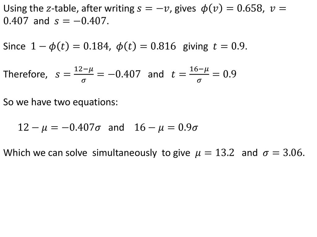 Modeling With The Normal Distribution Ppt Download