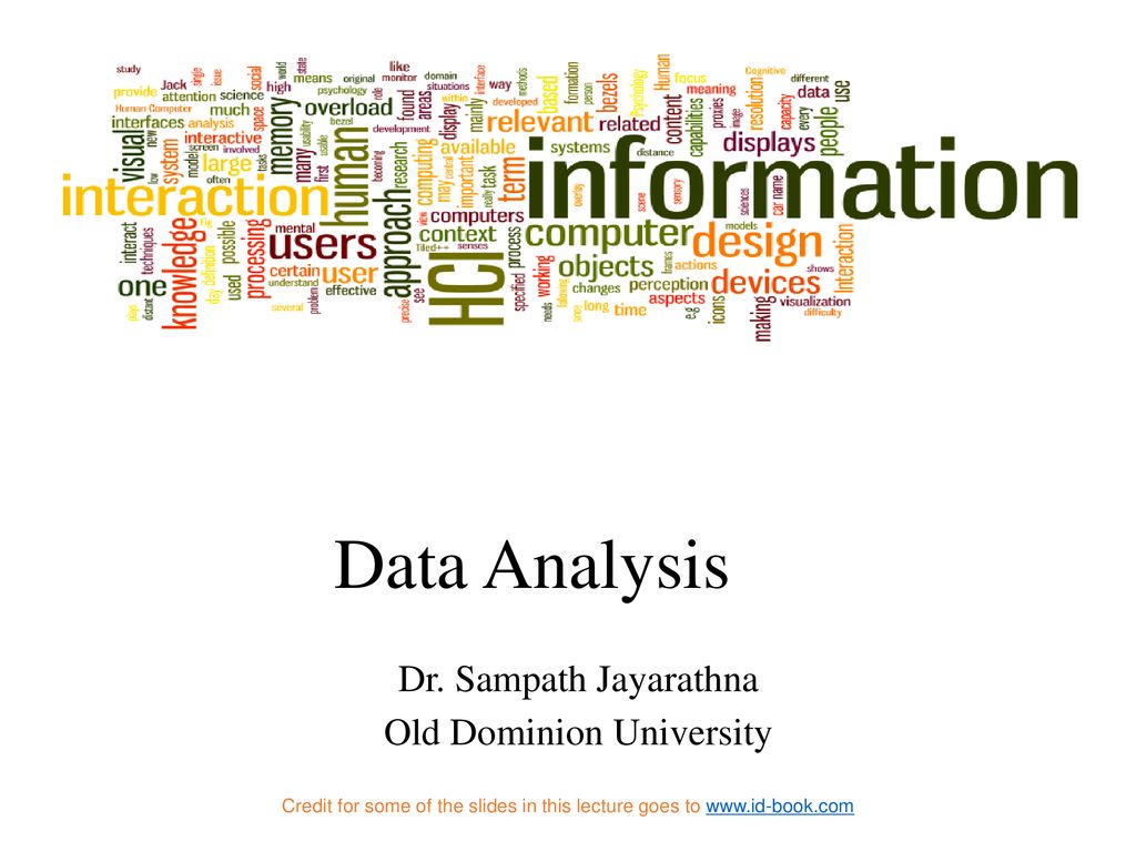 Data Analysis Dr. Sampath Jayarathna Old Dominion University - ppt download