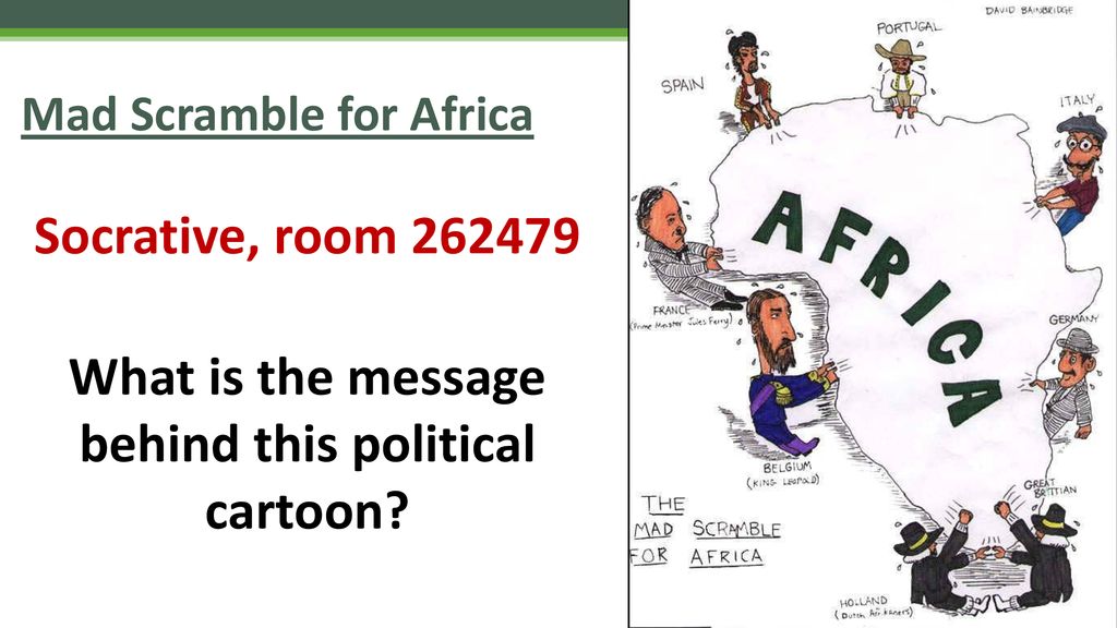 scramble for africa political cartoon