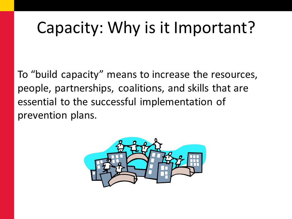 Capacity: Why is it Important