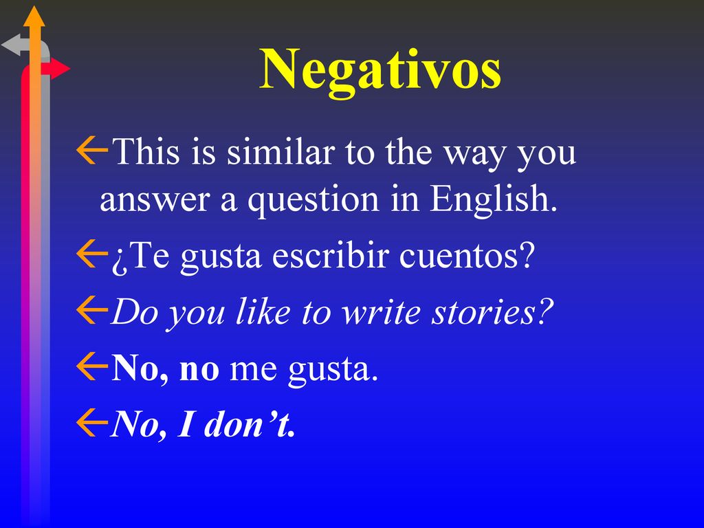Negativos P 36 Realidades Ppt Download