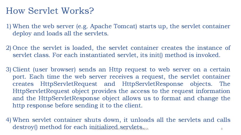 Introduction to servlet ppt download