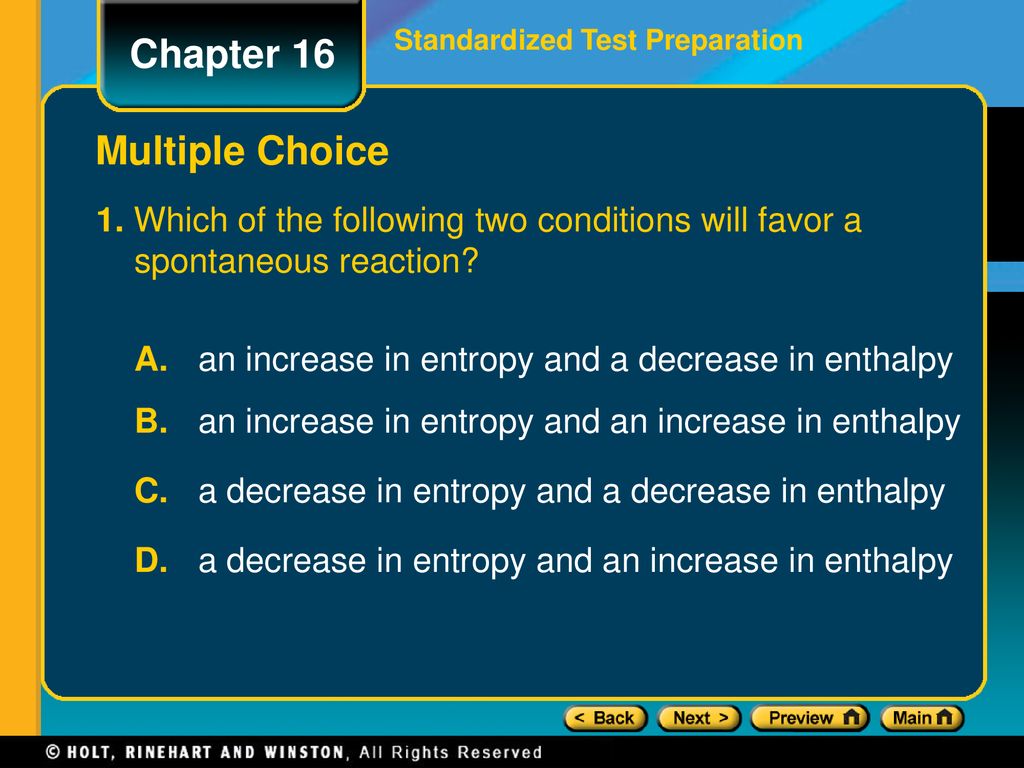 Chapter 16 Preview Multiple Choice Short Answer Extended Response - Ppt ...