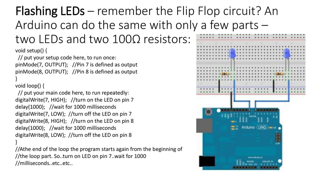 Arduino Uno circuit basics - ppt download