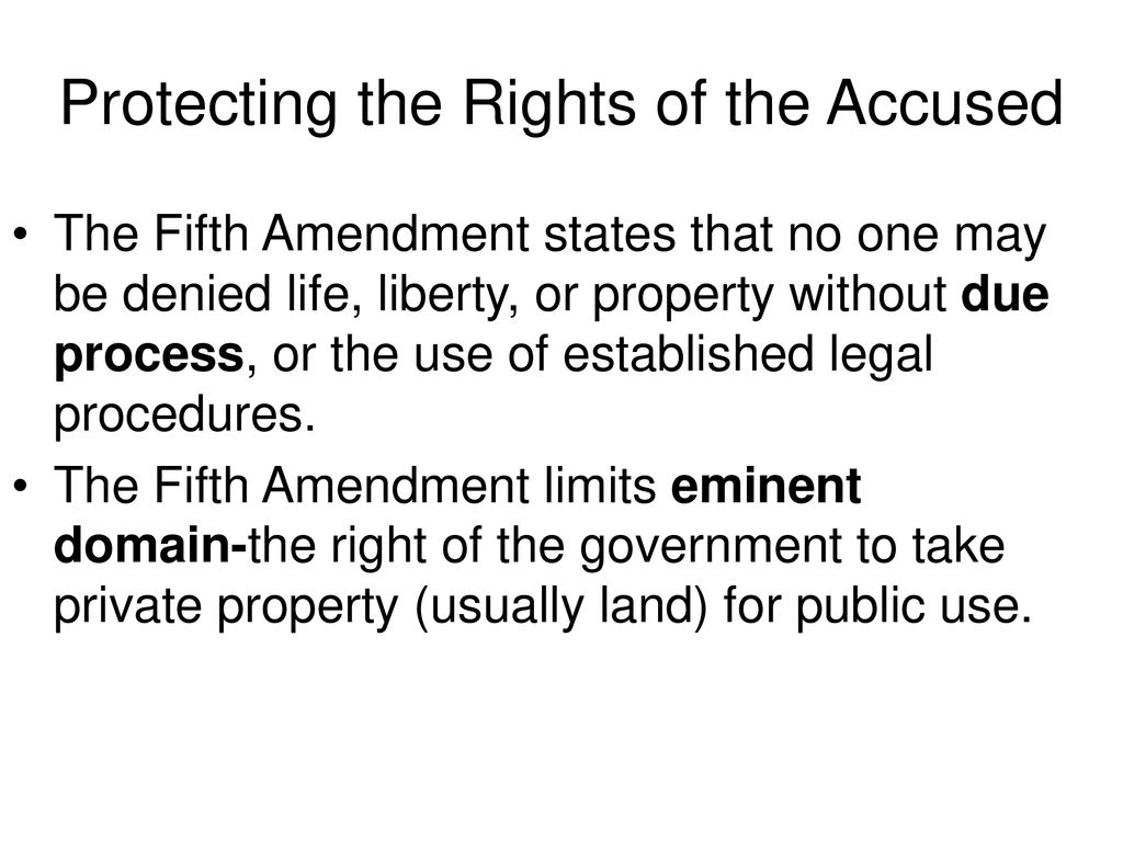 The First Amendment And Protecting The Rights Of The Accused Ppt Download   Protecting The Rights Of The Accused 