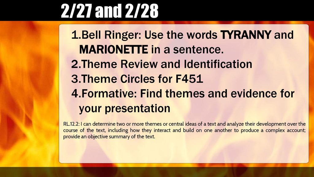 2 27 And 2 28 Bell Ringer Use The Words TYRANNY And MARIONETTE In A 2-27-and-2-28-bell-ringer-use-the-words-tyranny-and-marionette-in-a