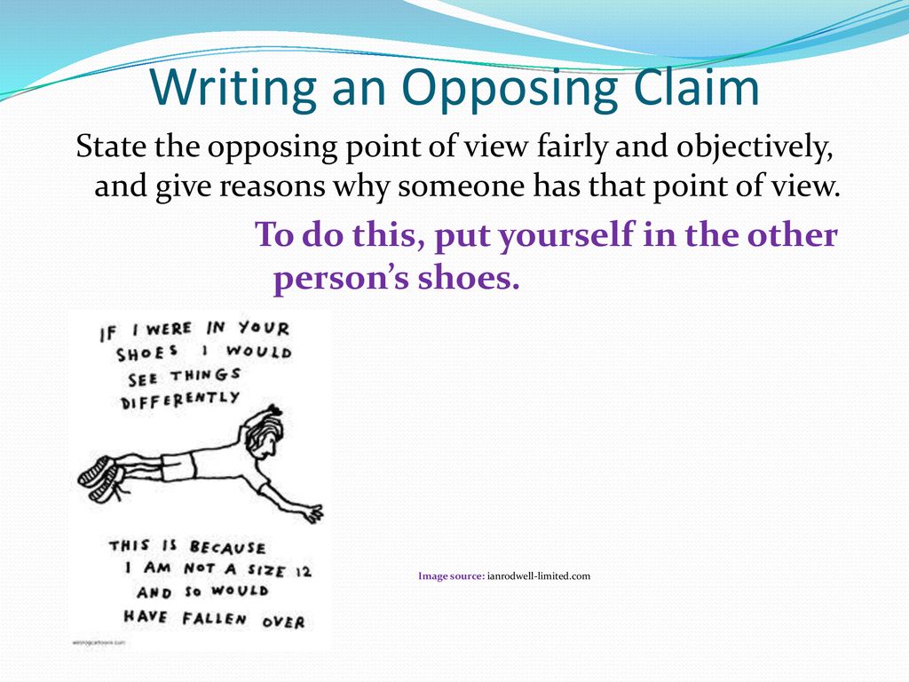 define claim in writing