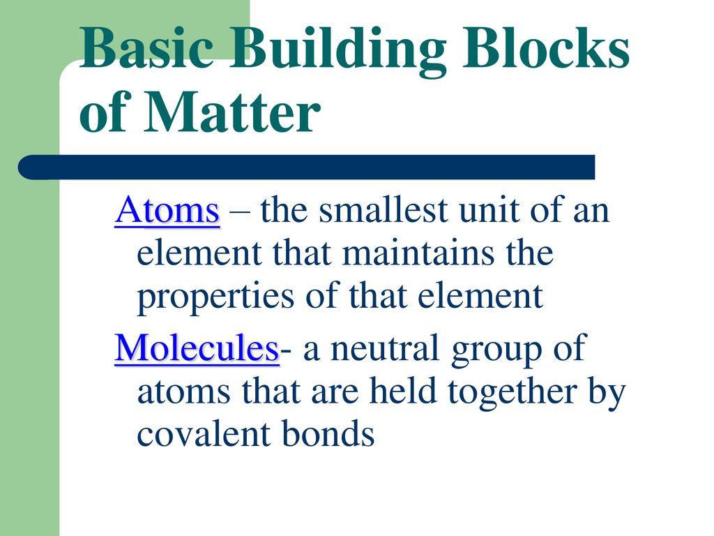 Matter and change chapter ppt download