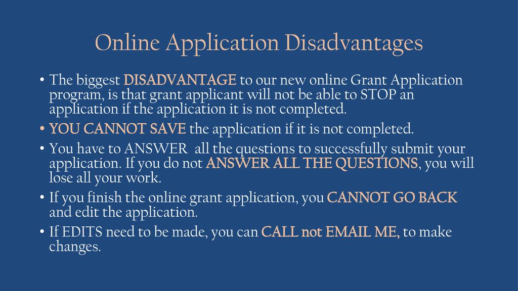 Online Grant Application Lunch and Learn - ppt download