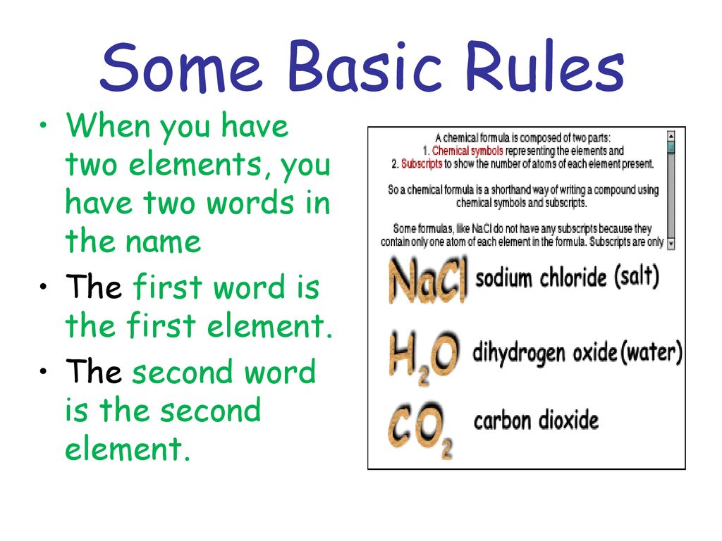 Chemical Formulas and Equations - ppt download