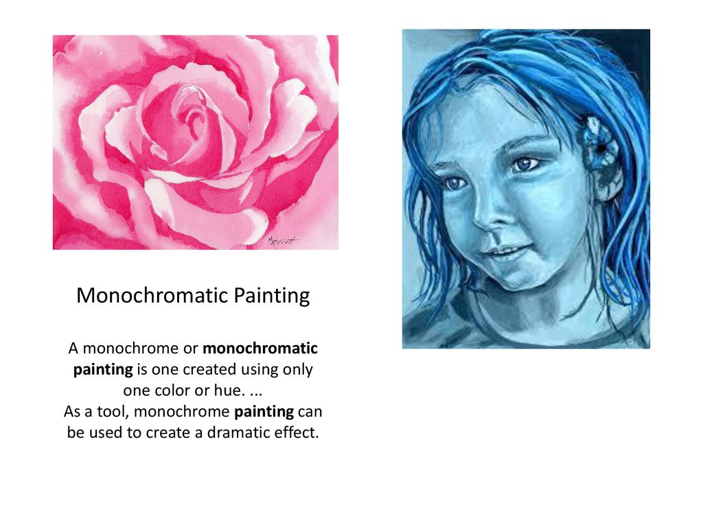 Monochromatic Painting Ppt Download Monochromatic self portaits step 1: monochromatic painting ppt download