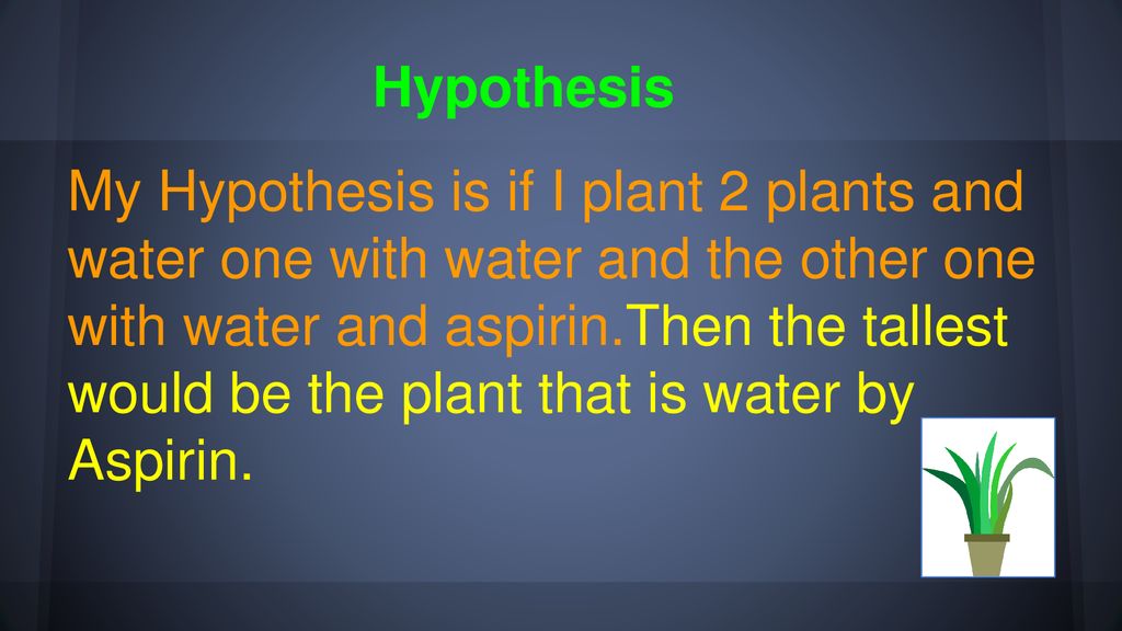 How Aspirin Water Helps Plants