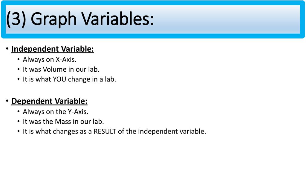 Unit 1 Notes: Graphing & Density - ppt download