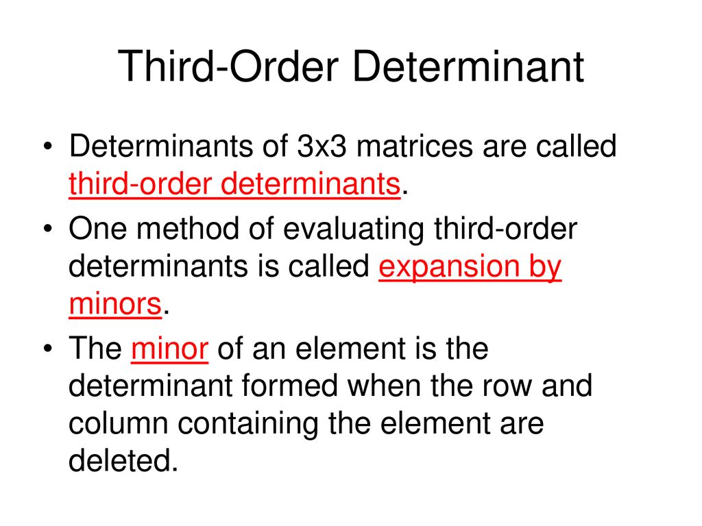Matrices and determinants ppt download