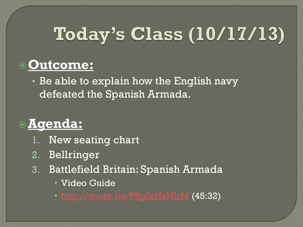 Armada Seating Chart