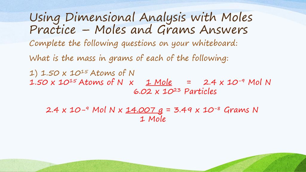 Chapter 11 The Mole Ppt Download chapter-11-the-mole-ppt-download