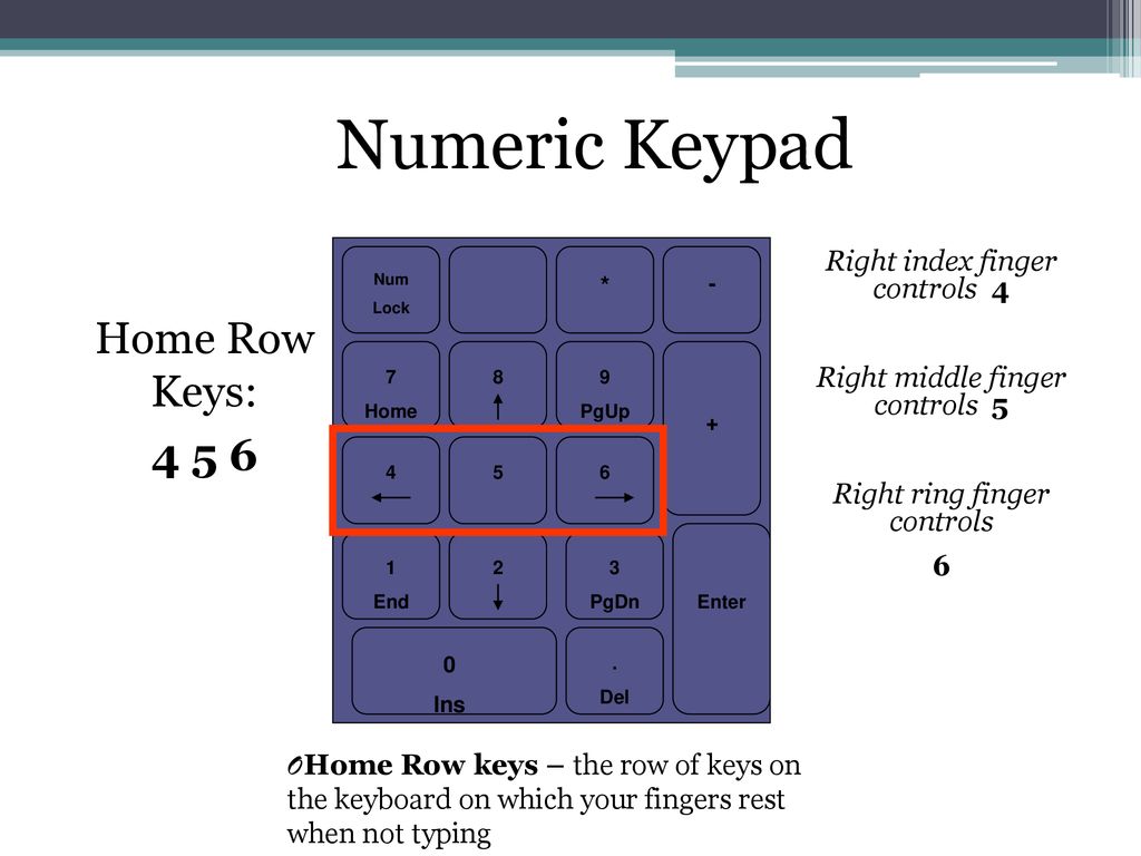 Keyboarding Skills Objective 1.04 Execute the touch method in