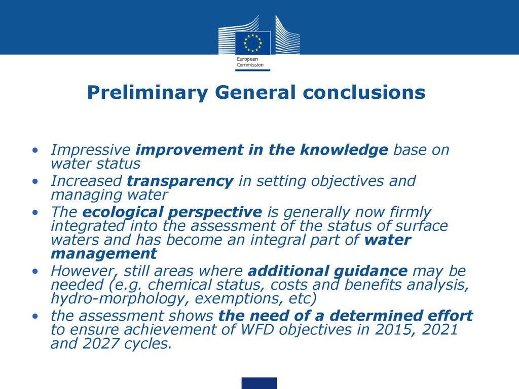 Water Framework Directive Implementation: RBMP Assessment - Ppt Download