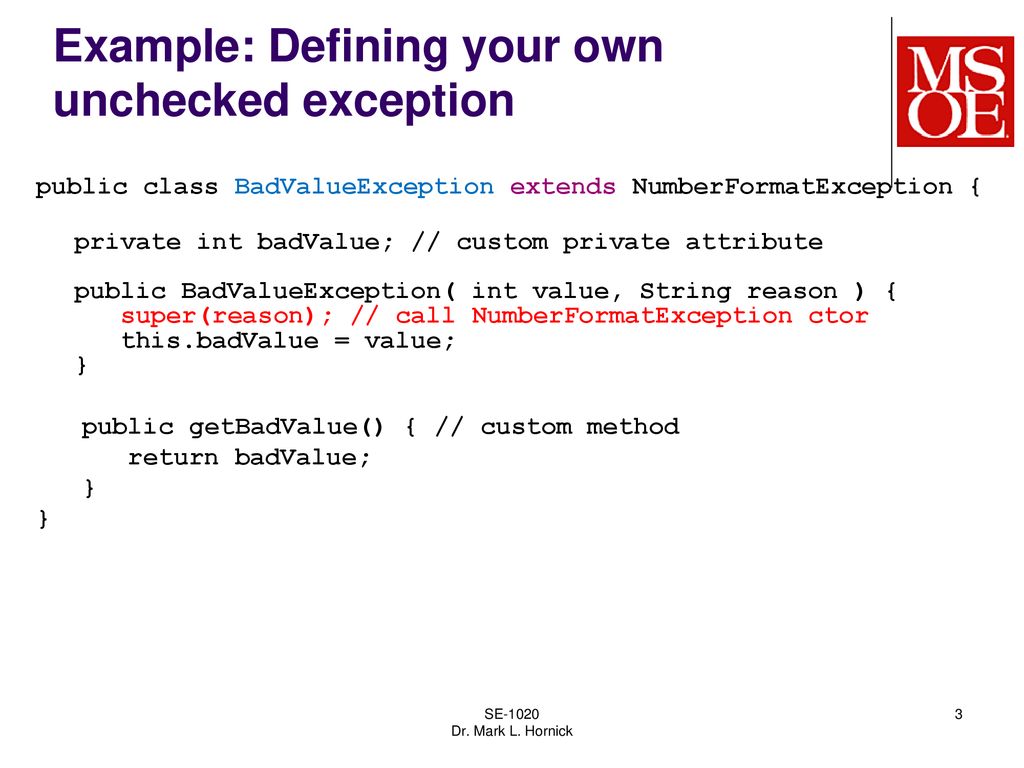 Exceptions one last time ppt download