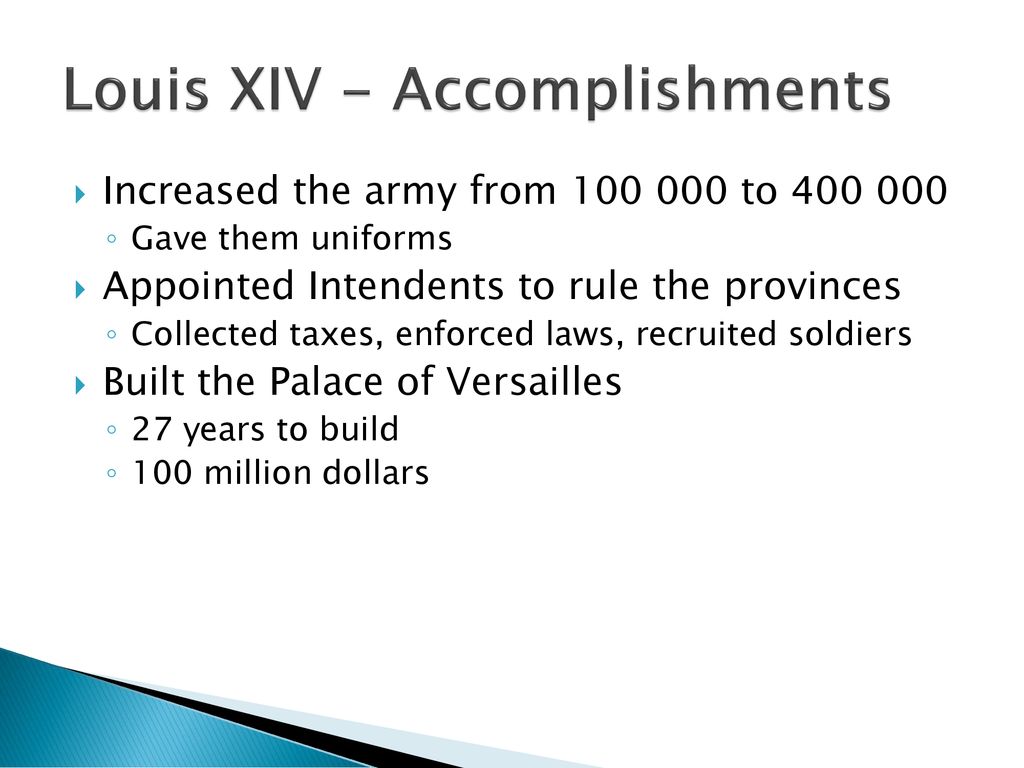 Louis XIV The Sun King. - ppt download